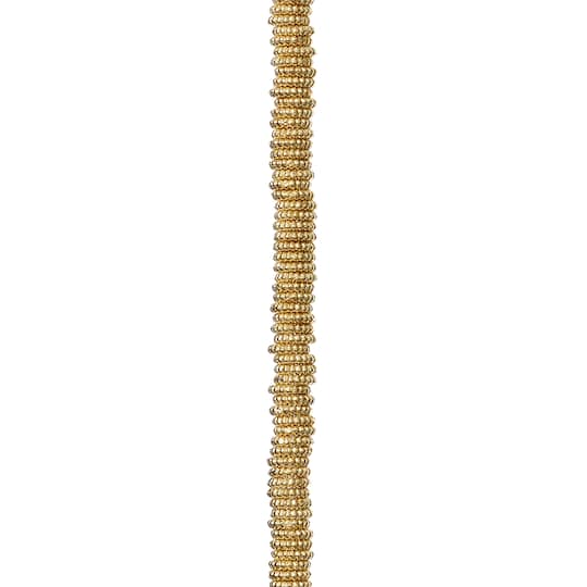 Gold Metal Rondelle Beads, 4mm by Bead Landing™